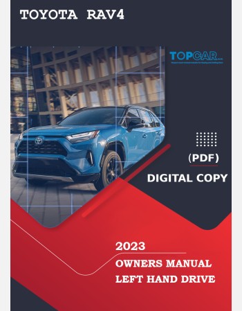 toyota rav 4 2023 owners manual in english